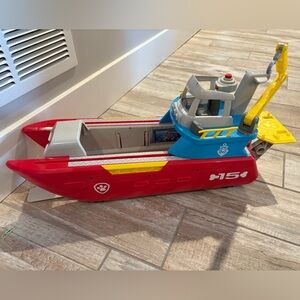 Like new Paw Patrol Red and Gray Adventure Boat